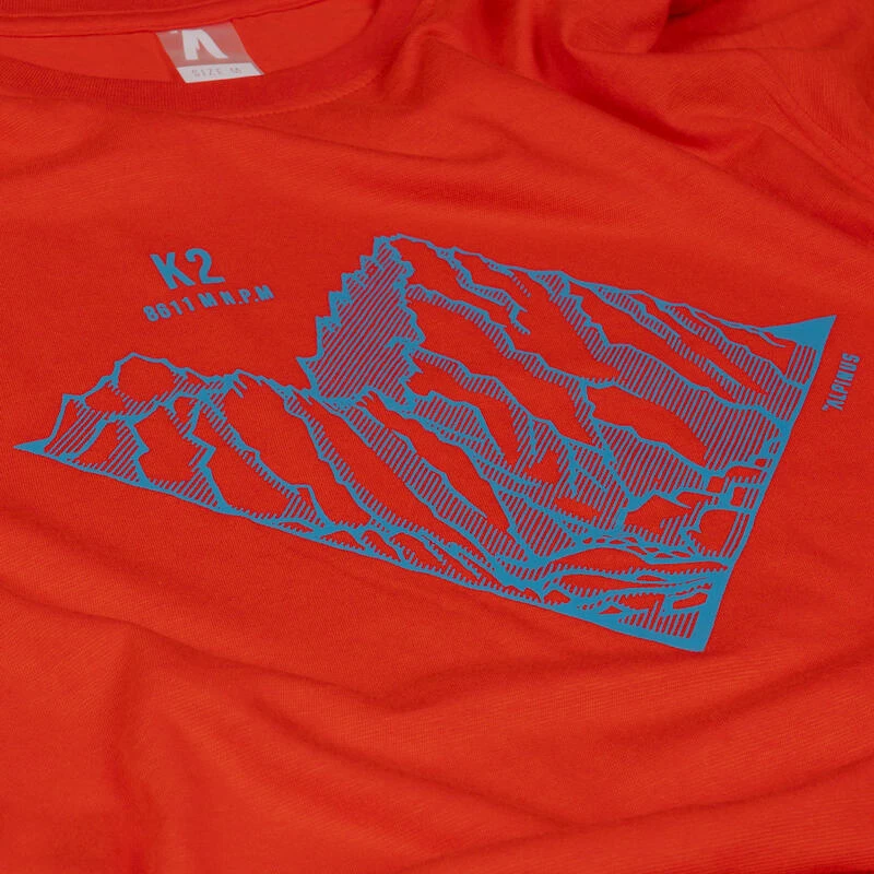 Wandel T-shirt Voor Heren Alpinus Skilbrum 4 Wandel T-shirt Voor Heren Alpinus Skilbrum - Afbeelding 2