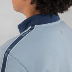 Decathlon Warm En Ademend Vest Met Rits Voor Kinderen S500 -Modekleding warm en ademend vest met rits voor kinderen s500 jeansblauw en blauw 3