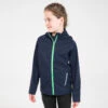 Warm Atletiekjack Voor Kinderen AT 500 2 Warm Atletiekjack Voor Kinderen AT 500 -Modekleding warme en waterdichte jas voor hardlopen kinderen marineblauw groen