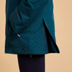 Warme En Waterdichte Kinderparka Voor Paardrijden 500 Warm -Modekleding warme en waterdichte paardrijparka voor kinderen 500 warm petrolgroen 6