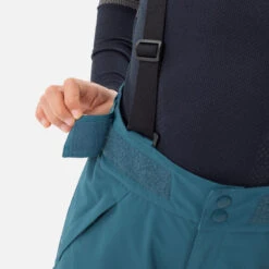 WEDZE WARME EN WATERDICHTE SKIBROEK VOOR KINDEREN 500 PNF JEANSBLAUW -Modekleding warme en waterdichte skibroek voor kinderen 500 pnf jeansblauw 8