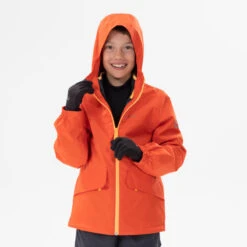 Quechua Waterdichte 3-in-1-wandeljas Voor Kinderen SH100 Warm +3,5°C 7-15 Jaar -Modekleding waterdichte 3 in 1 wandeljas sh100 warm 1c kinderen 7 15 jaar 3