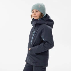 WEDZE Ski-jas Voor Freeride Kinderen 900 3-in-1 -Modekleding waterdichte ski jas voor jongens fr900 3 in 1 marineblauw 2