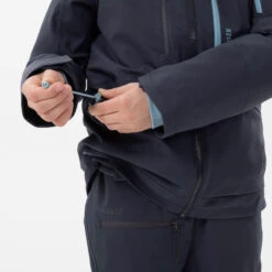 WEDZE Ski-jas Voor Freeride Kinderen 900 3-in-1 -Modekleding waterdichte ski jas voor jongens fr900 3 in 1 marineblauw 8