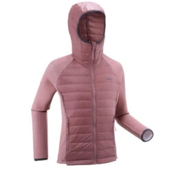 WEDZE Ski-jas Voor Freeride Voor Kinderen 900 3-in-1 -Modekleding waterdichte ski jas voor meisjes fr900 3 in 1 roze 11
