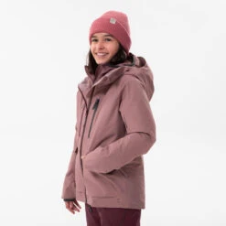 WEDZE Ski-jas Voor Freeride Voor Kinderen 900 3-in-1 -Modekleding waterdichte ski jas voor meisjes fr900 3 in 1 roze 2