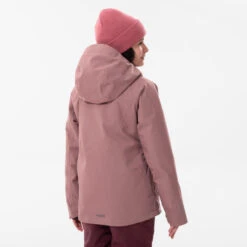WEDZE Ski-jas Voor Freeride Voor Kinderen 900 3-in-1 -Modekleding waterdichte ski jas voor meisjes fr900 3 in 1 roze 4