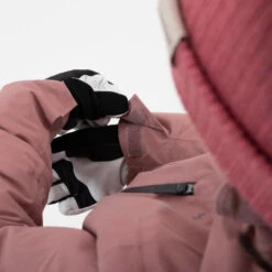 WEDZE Ski-jas Voor Freeride Voor Kinderen 900 3-in-1 -Modekleding waterdichte ski jas voor meisjes fr900 3 in 1 roze 7