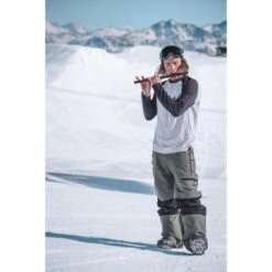 Waterdichte Snowboardbroek Voor Heren SNB 500 -Modekleding waterdichte snowboardbroek voor heren snb 500 kaki 11