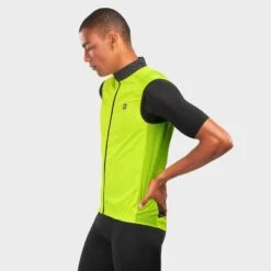Winddicht Vest Wielrennen SIROKO V1 Langkawi Neongeel Heren -Modekleding winddicht vest wielrennen siroko v1 langkawi neongeel heren 2
