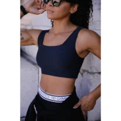 Zwarte Sportbeha