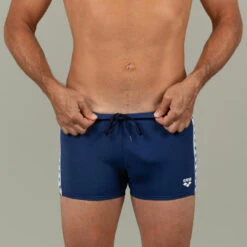 Arena Zwemboxer Voor Heren VINTAGE Blauw/wit -Modekleding zwemboxer voor heren vintage blauwwit 3
