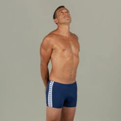 Arena Zwemboxer Voor Heren VINTAGE Blauw/wit -Modekleding zwemboxer voor heren vintage blauwwit 4