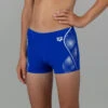 Arena Zwemboxer Voor Jongens NEON Blauw/wit
