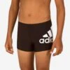 ADIDAS Zwemboxer Voor Kinderen Zwart Wit Met Logo -Modekleding zwemboxer voor kinderen zwart wit met logo