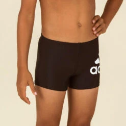 ADIDAS Zwemboxer Voor Kinderen Zwart Wit Met Logo -Modekleding zwemboxer voor kinderen zwart wit met logo 3