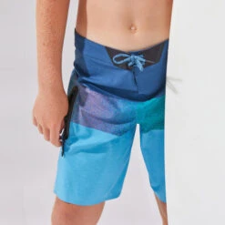 Boardshort 900 -Modekleding zwemshort boardshort 900 blauw 4