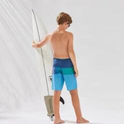 Boardshort 900 -Modekleding zwemshort boardshort 900 blauw 5