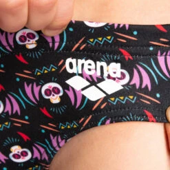 Arena Zwemslip Voor Kinderen Skull Zwart 11 Arena Zwemslip Voor Kinderen Skull Zwart -Modekleding zwemslip voor kinderen skull zwart 4